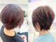 ハンズヘアー(hanz.hair)の写真/骨格や髪質、生え癖にあわせて似合わせる技術。乾かすだけで決まるショートを!