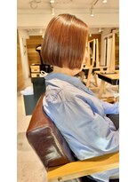 アーティクル(Article) 【Article 二子玉川】30代40代50代オレンジブラウンボブ
