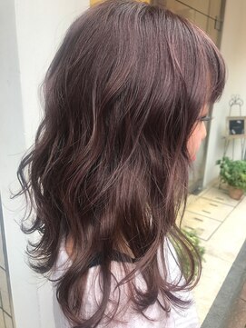 ヴィークス ヘア(vicus hair) ラベンダーピンク×ロブ by 井上瑛絵