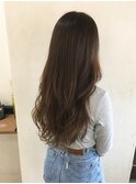 ブロンドハイライトグラデーション
