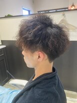 メンズヘアーサロンオーザ ツイストピンパーマ