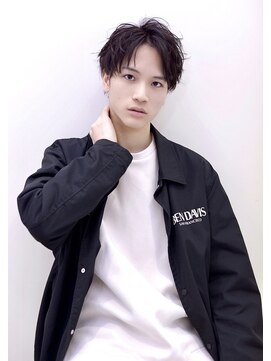 チェスト 姫路店(CHEST) 【今井良輔】センターパートマッシュ　アッシュブラック