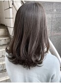 【ROULAND石川】光に透ける暗髪グレージュ20代30代40代