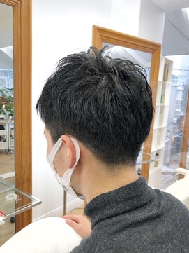 ヘッズ 本八幡店(HEADS) かき上げヘア　ニュアンスマッシュ　サイドパート　韓国マッシュ
