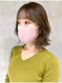 オリーブベージュ_くびれヘアビタミンカラー_ba366881