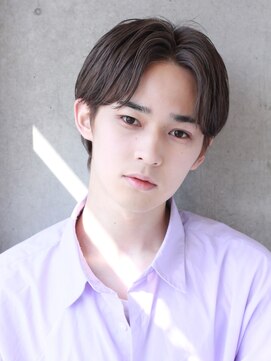 マイロ(mailo) グレージュカラー×中分け韓国マッシュ