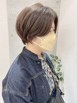 サンド 池袋(sand)&nbsp;アッシュカラー/池袋/ボブ/ハイライト/ベージュカラー