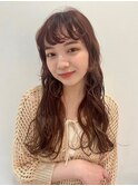 #ロング #ふんわりパーマ