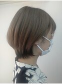 「RYOKO」 30代~40代    アッシュベージュ×ショート
