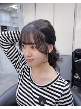 ロンドアヴァントゥス 池袋(Lond aventus) 韓国レイヤー/韓国風/ボブ/髪質改善/黒髪/ブリーチなし〔池袋〕
