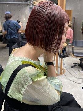 ヨロヘアー(YOLO hair) ボブ/ミニボブ/ピンク/コーラル