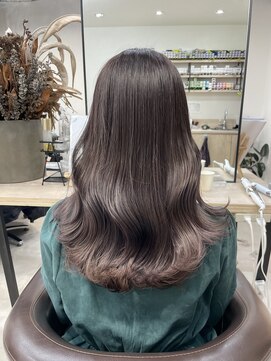 ベルム(Belme) 韓国風ヨシンモリグレーベージュ/髪質改善カラー