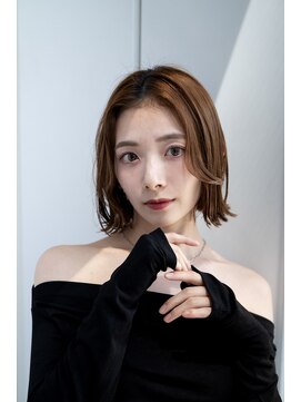 レノラ 本町(LENORA) 20代30代大人かわいいナチュラル暗髪ゆるめパーマヘア