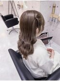くるりんぱハーフツイン/心斎橋ヘアセット