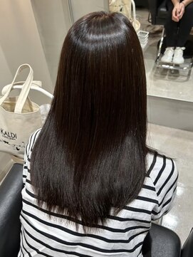 エルピス 中央林間店(elpis) 白髪に合わせた縮毛矯正