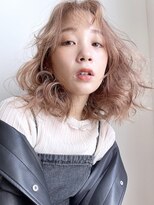 くすみベージュオリーブカラー透明感カラー_8897