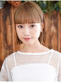 【La fith】切りっぱなしボブ×ケアブリーチ