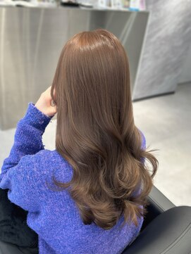 アルドーレフィエロ シンサイバシ(Ardore fiero shinsaibashi) 韓国風巻き☆ハニーベージュ【小山田繭】20代30代40代