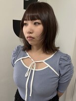 ヨーク(YOKE)&nbsp;【 YOKE 】フェイスレイヤーラベンダーグレー顔まわり前髪