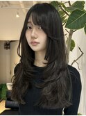 ハイライトレイヤーカットダブルカラーイルミナカラー縮毛矯正