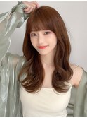 大人可愛いナチュラルレイヤーヘアスタイル