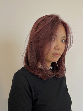 ビュートリアム 神戸(BEAUTRIUM) ピンクブラウン/暖色カラー/艶カラー/ピンクカラー/派手髪