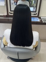 ウィーブ 成田店(Weve)&nbsp;くびれヘア/アプリコットオレンジ/ハイライトカラー/縮毛矯正