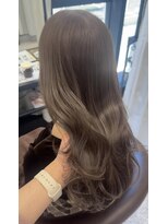 SIGMA LUMIER 福島店 髪質改善/縮毛矯正/ブリーチ/レイヤーカット【3/5OPEN（予定）】&nbsp;ブリーチなし透明感オリーブカラー