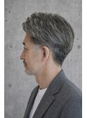 50代、60代男性にオススメローライトで白髪ぼかしスタイル