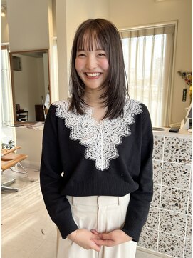 マイン(mine) レイヤーカット/ミディアムレイヤー/フェイスレイヤー