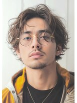 ミラー プラス エヌ(MIRROR+n)&nbsp;20代30代40代　センターパート大人マッシュ＃50