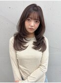 レイヤーカット/ハッシュカット/韓国ヘア/ハイレイヤーカット