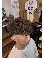 フォーティースリーヘアー(FORTYTHREE hair) スペインカール×ブラウンカラー
