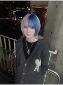 ニュアンスウルフリバースセンターパートニュアンスパーマ渋谷