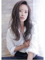 ヘアーサロン ウノ 新百合ヶ丘(hair salon UNO)&nbsp;抜け感good! お洒落ラフウェーブ/アッシュブラック/ウェーブ巻き