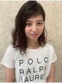 ピンク ブランジュ ボブ アシメ ベイビーバング 安田紗莉奈