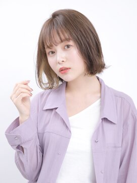 モーラ 浅香山店(MOLLA) お手入れカンタン外ハネボブ【夏カラー/ニュアンスカラー】