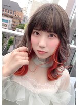 アマンドール(Aman D'or)&nbsp;【アマンドール齊藤】インナーアプリコットオレンジ×オリーブ