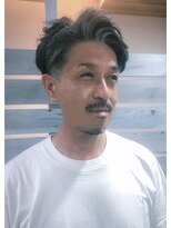 ブルーベイ(BLUE BAY)  無造作ショート サイドグラデーションビジネス七三オールバック