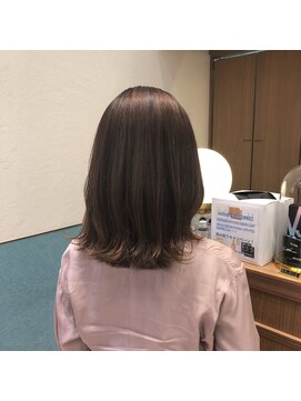 ロンド レグリーズ 立川(Lond leglise) チョコレートブラウン／長めボブ/伸ばしかけ【深味信也】