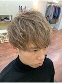 ハイライト ショートマッシュ