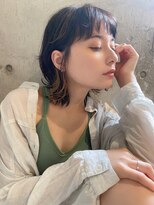 ルービック 枚方(Rubik's)&nbsp;ウルフレイヤーボブ×インナーカラー×毛先パーマ