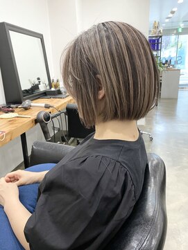 ワンスタイル(One style) バレイヤージュBOBスタイル