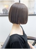 《knit銀座》大人黒髪20代30代40代ショートボブ丸み前下がり
