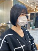 黒髪でも可愛い前下がりボブ【久保田夢美】横浜イメチェン