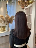 イメチェンヘアスタイル/フェミニンロング/ダークアッシュ/大宮