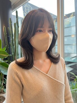 ディフィーノ 青山(DIFINO) 【DIFINO 青山】ミディアム韓国レイヤー★