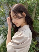 ガーランド (Garland) 大人かわいい長めシースルー前髪/こっくりショコラブラウン