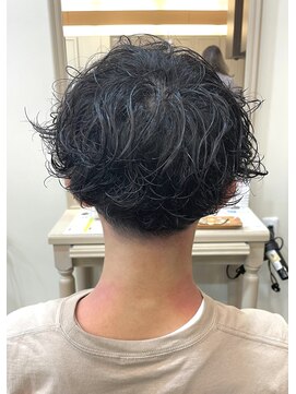 アルターリール(aL ter Rire) アッシュブラック/カルマパーマ/ベリーショート/鎌取/中村郁未