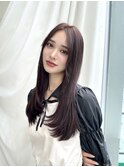 大人可愛い透明感うる艶レイヤーカットくびれロングレイヤー
